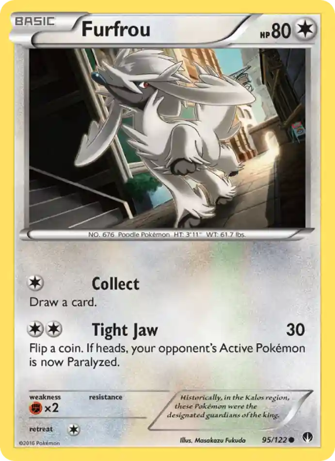 furfrou-common-breakpoint-095-122-pokemon-karti.webp Furfrou - Reverse Holo Common - BREAKpoint - 095/122 - Pokemon Kartı - Görsel 1
