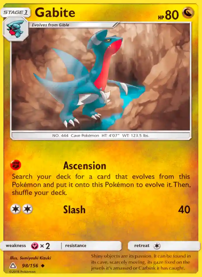 gabite-uncommon-ultra-prism-098-156-pokemon-karti.webp Gabite - Uncommon - Ultra Prism - 098/156 - Pokemon Kartı - Görsel 1