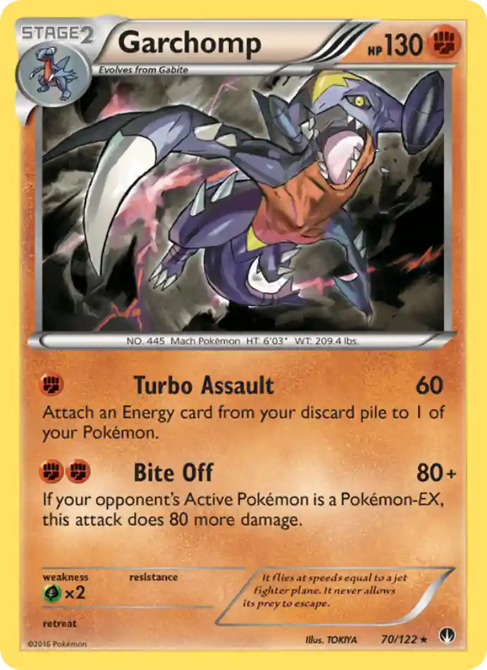 garchomp-rare-breakpoint-070-122-pokemon-karti.webp Garchomp - Reverse Holo Rare - BREAKpoint - 070/122 - Pokemon Kartı - Görsel 1