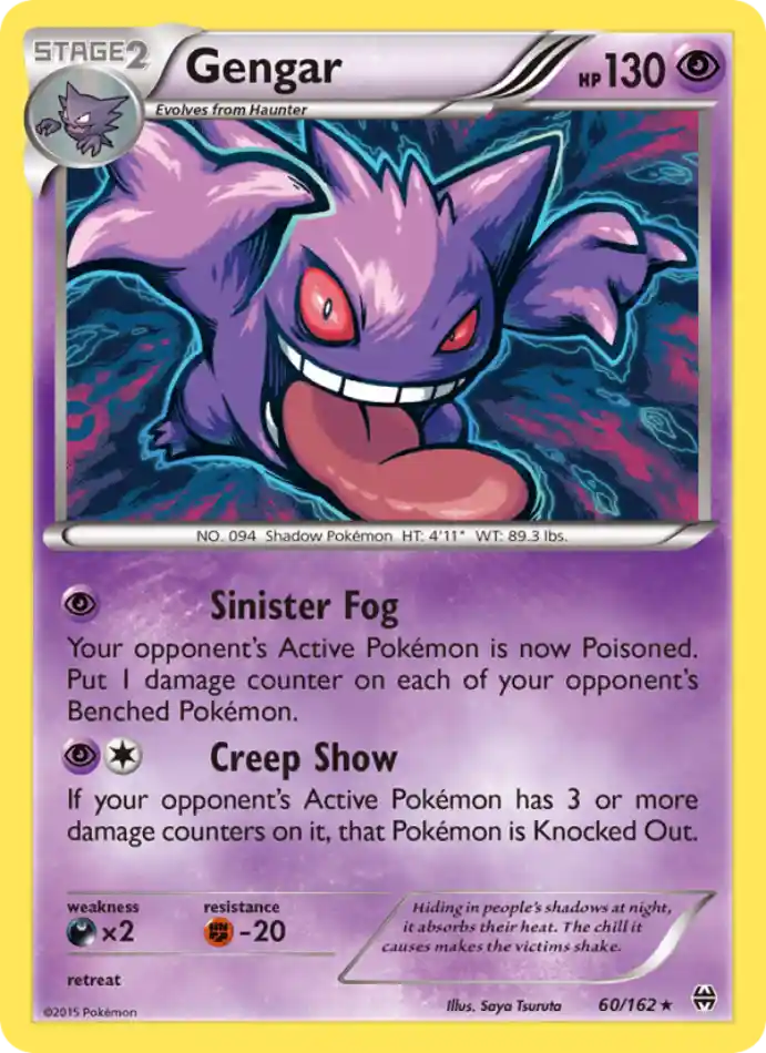 gengar-rare-breakthrough-060-162-pokemon-karti.webp Gengar - Reverse Holo Rare - BREAKthrough - 060/162 - Pokemon Kartı - Görsel 1