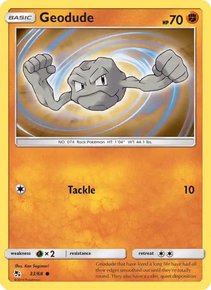geodude-common-hidden-fates-033-68-pokemon-karti.webp Geodude - Common - Hidden Fates - 033/68 - Pokemon Kartı - Görsel 1