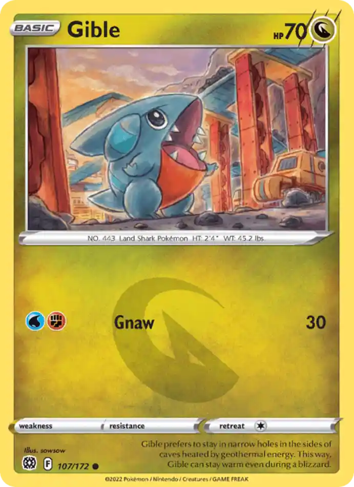 gible-common-brilliant-stars-107-172-pokemon-karti.webp Gible - Reverse Holo Common - Brilliant Stars - 107/172 - Pokemon Kartı - Görsel 1