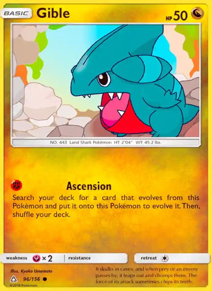 gible-common-ultra-prism-096-156-pokemon-karti.webp Gible - Common - Ultra Prism - 096/156 - Pokemon Kartı - Görsel 1