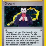 Giovanni - Rare Holo - Gym Challenge - 018/132 - Trainer Kartı