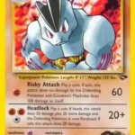 Giovanni's Machoke - Uncommon - Gym Challenge - 042/132 - Pokemon Kartı