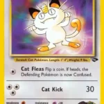 Giovanni's Meowth - Common - Gym Challenge - 074/132 - Pokemon Kartı