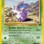 Giovanni's Nidoran♂ - Common - Gym Challenge - 076/132 - Pokemon Kartı