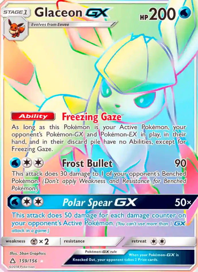 glaceon-gx-secret-rare-ultra-prism-159-156-pokemon-karti.webp Glaceon GX - Secret Rare - Ultra Prism - 159/156 - Pokemon Kartı - Görsel 1