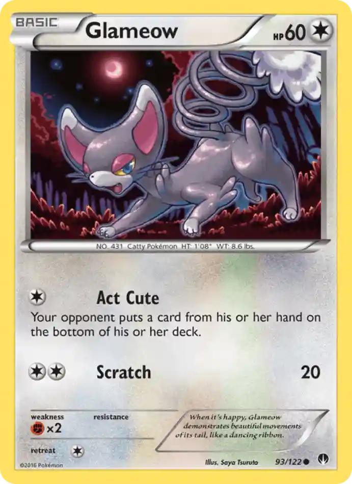 glameow-common-breakpoint-093-122-pokemon-karti.webp Glameow - Common - BREAKpoint - 093/122 - Pokemon Kartı - Görsel 1