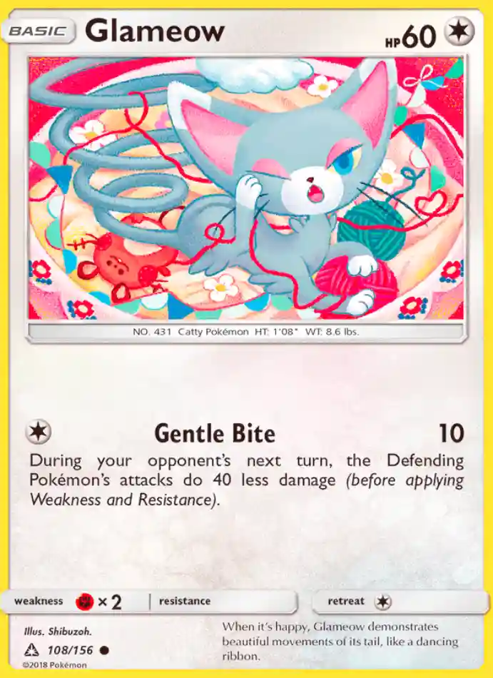 glameow-common-ultra-prism-108-156-pokemon-karti.webp Glameow - Common - Ultra Prism - 108/156 - Pokemon Kartı - Görsel 1
