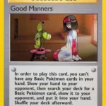 Good Manners - Uncommon - Gym Heroes - 111/132 - Trainer Kartı