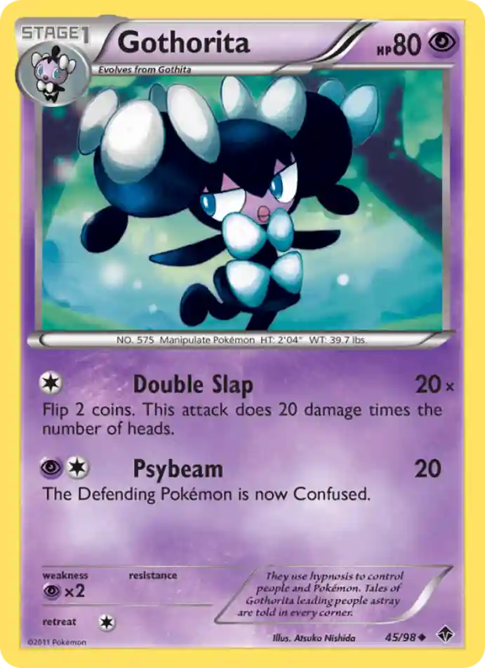 gothorita-uncommon-emerging-powers-045-98-pokemon-karti.webp Gothorita - Reverse Holo Uncommon - Emerging Powers - 045/98 - Pokemon Kartı - Görsel 1