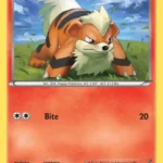 Growlithe - Reverse Holo Common - BREAKpoint - 010/122 - Pokemon Kartı