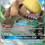 Gumshoos GX - Ultra Rare - Sun & Moon - 110/149 - Pokemon Kartı