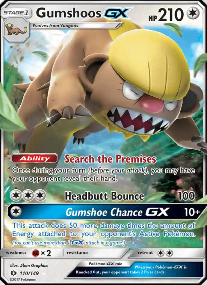 gumshoos-gx-ultra-rare-sun-moon-110-149-pokemon-karti.webp Gumshoos GX - Ultra Rare - Sun & Moon - 110/149 - Pokemon Kartı - Görsel 1