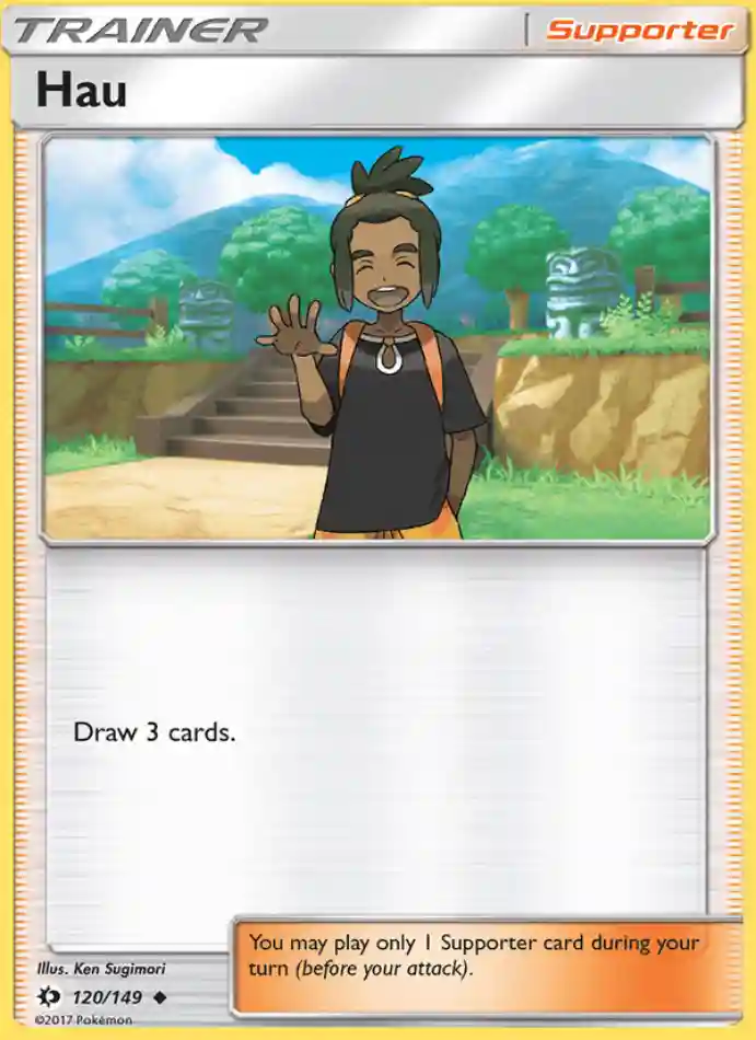 hau-uncommon-sun-moon-120-149-trainer-karti.webp Hau - Uncommon - Sun & Moon - 120/149 - Trainer Kartı - Görsel 1