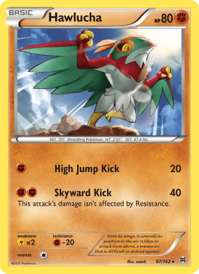 hawlucha-rare-breakthrough-087-162-pokemon-karti.webp Hawlucha - Reverse Holo Rare - BREAKthrough - 087/162 - Pokemon Kartı - Görsel 1
