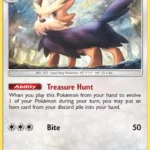 Herdier - Reverse Holo Uncommon - Sun & Moon - 104/149 - Pokemon Kartı