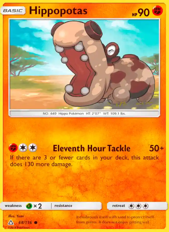 hippopotas-common-ultra-prism-068-156-pokemon-karti.webp Hippopotas - Common - Ultra Prism - 068/156 - Pokemon Kartı - Görsel 1