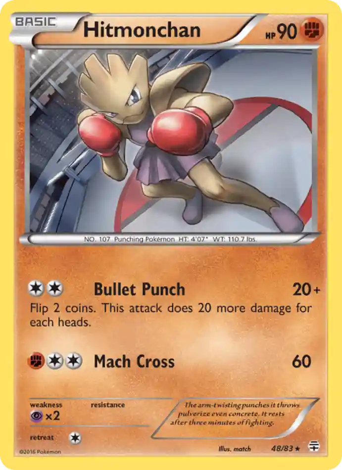 hitmonchan-rare-generations-048-83-pokemon-karti.webp Hitmonchan - Reverse Holo Rare - Generations - 048/83 - Pokemon Kartı - Görsel 1