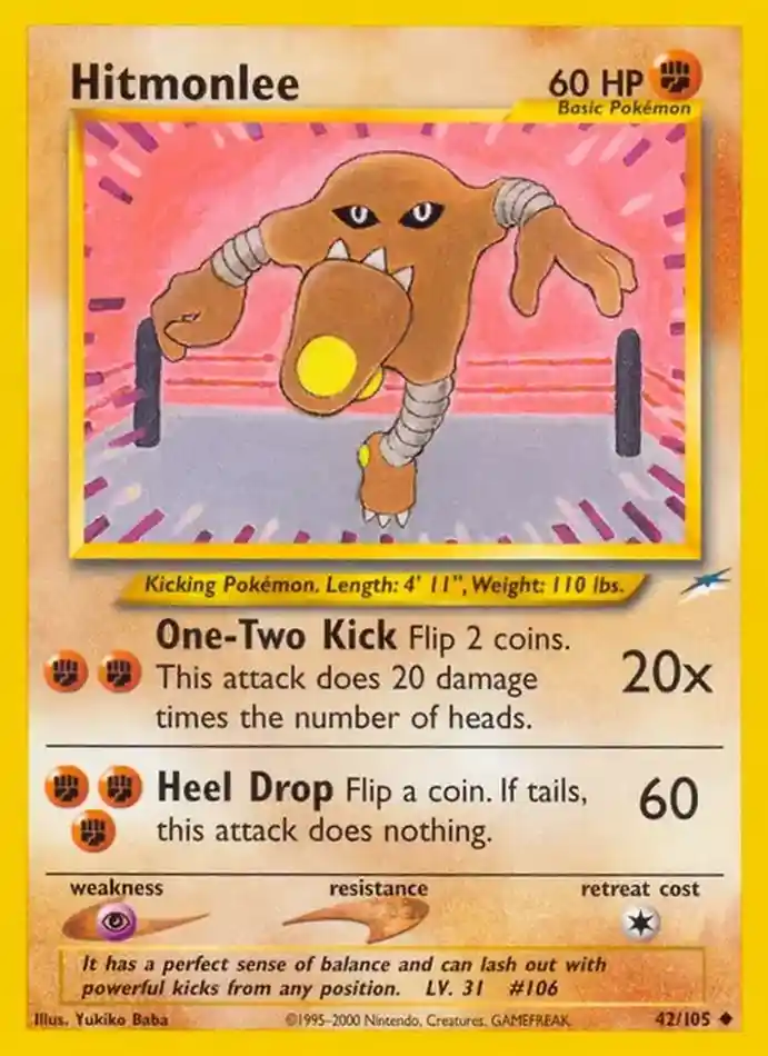 hitmonlee-uncommon-neo-destiny-042-105-pokemon-karti.webp Hitmonlee - Uncommon - Neo Destiny - 042/105 - Pokemon Kartı - Görsel 1