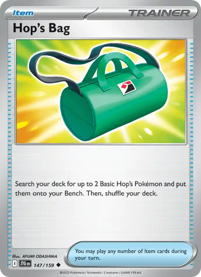 hop-s-bag-uncommon-journey-together-147-159-trainer-karti.webp Hop's Bag - Uncommon - Journey Together - 147/159 - Trainer Kartı - Görsel 1