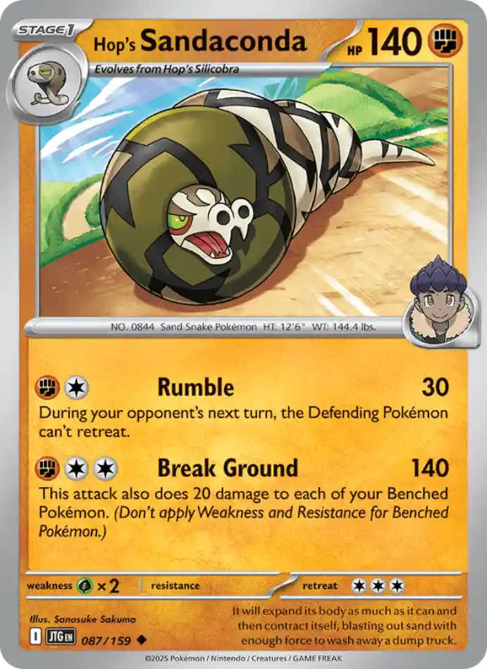 hop-s-sandaconda-uncommon-journey-together-087-159-pokemon-karti.webp Hop's Sandaconda - Reverse Holo Uncommon - Journey Together - 087/159 - Pokemon Kartı - Görsel 1