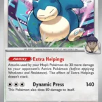 Hop's Snorlax - Rare - Journey Together - 117/159 - Pokemon Kartı