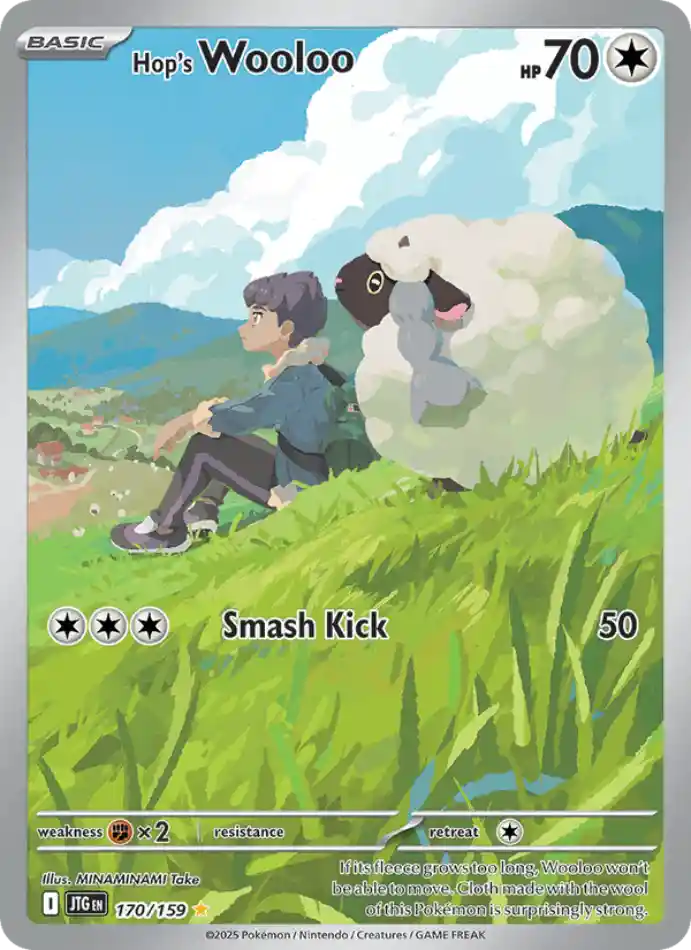 hop-s-wooloo-illustration-rare-journey-together-170-159-pokemon-karti.webp Hop's Wooloo - Illustration Rare - Journey Together - 170/159 - Pokemon Kartı - Görsel 1