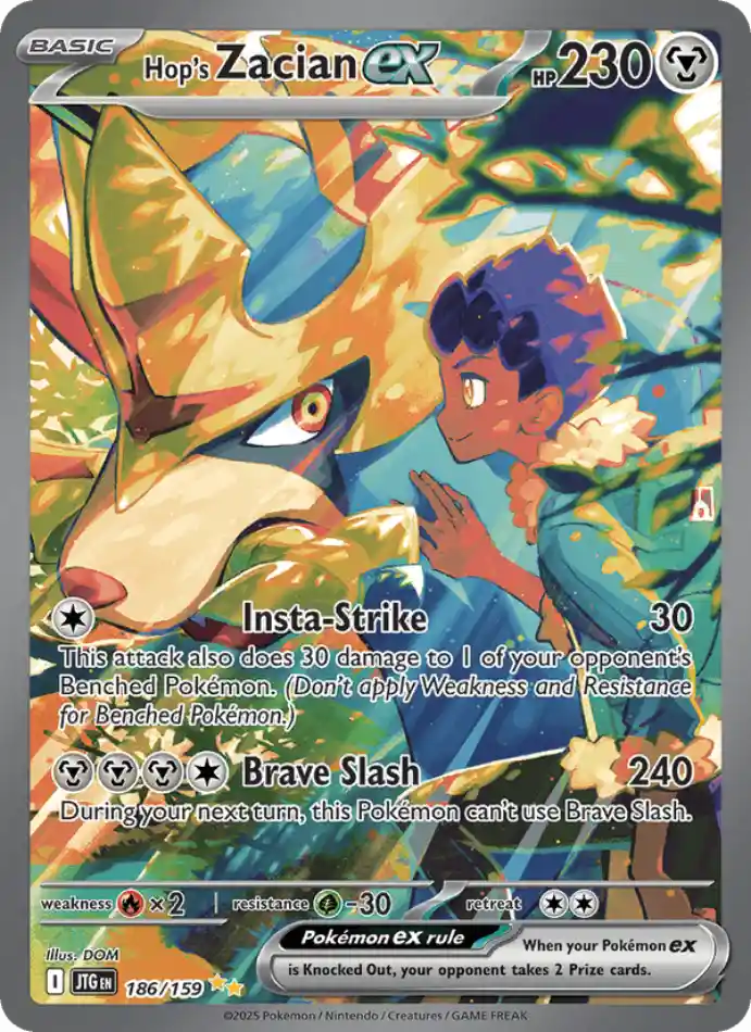hop-s-zacian-ex-special-illustration-rare-journey-together-186-159-pokemon-karti.webp Hop's Zacian ex - Special Illustration Rare - Journey Together - 186/159 - Pokemon Kartı - Görsel 1