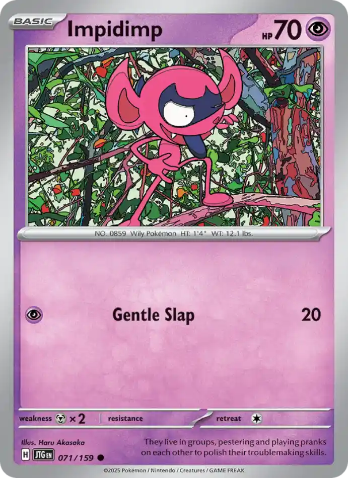 impidimp-common-journey-together-071-159-pokemon-karti.webp Impidimp - Common - Journey Together - 071/159 - Pokemon Kartı - Görsel 1