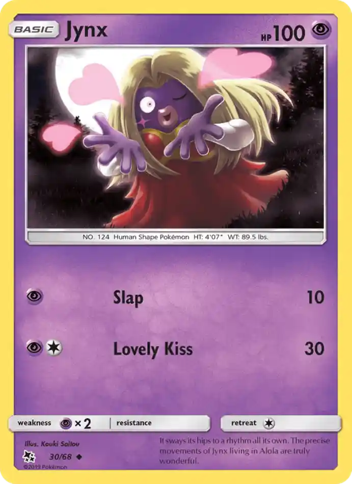 jynx-uncommon-hidden-fates-030-68-pokemon-karti.webp Jynx - Uncommon - Hidden Fates - 030/68 - Pokemon Kartı - Görsel 1
