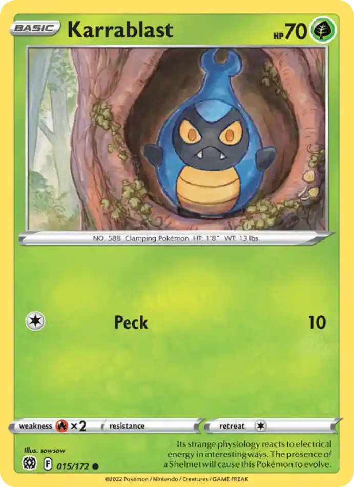 karrablast-common-brilliant-stars-015-172-pokemon-karti.webp Karrablast - Common - Brilliant Stars - 015/172 - Pokemon Kartı - Görsel 1