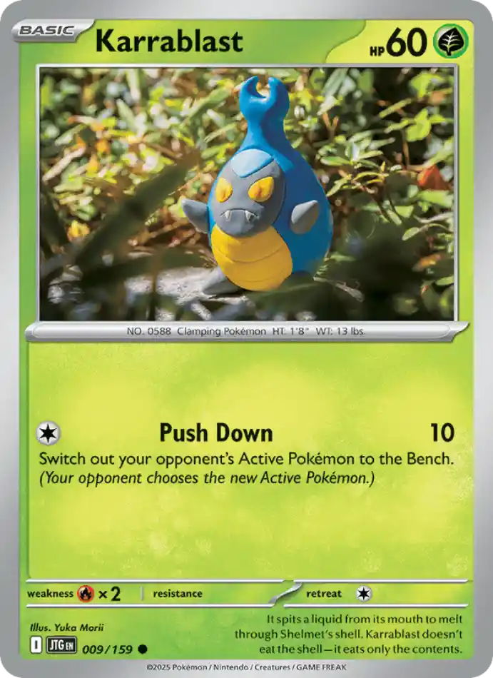 karrablast-common-journey-together-009-159-pokemon-karti.webp Karrablast - Common - Journey Together - 009/159 - Pokemon Kartı - Görsel 1