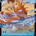 Kingler V - Holo Rare V - Brilliant Stars - 028/172 - Pokemon Kartı