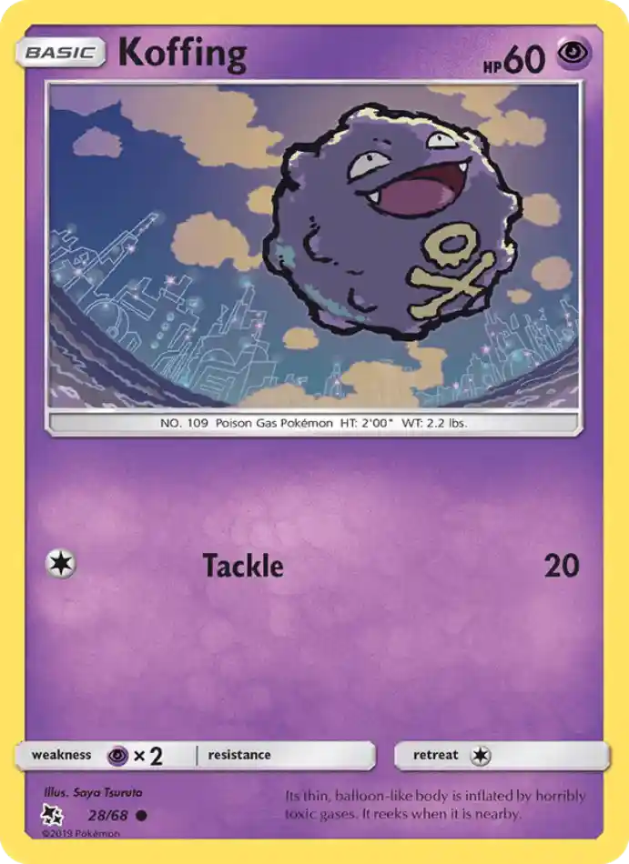 koffing-common-hidden-fates-028-68-pokemon-karti.webp Koffing - Common - Hidden Fates - 028/68 - Pokemon Kartı - Görsel 1