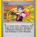 Koga - Rare - Gym Challenge - 106/132 - Trainer Kartı