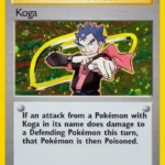 Koga - Rare Holo - Gym Challenge - 019/132 - Trainer Kartı
