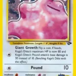 Koga's Ditto - Rare Holo - Gym Challenge - 010/132 - Pokemon Kartı