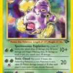 Koga's Weezing - Uncommon - Gym Challenge - 050/132 - Pokemon Kartı