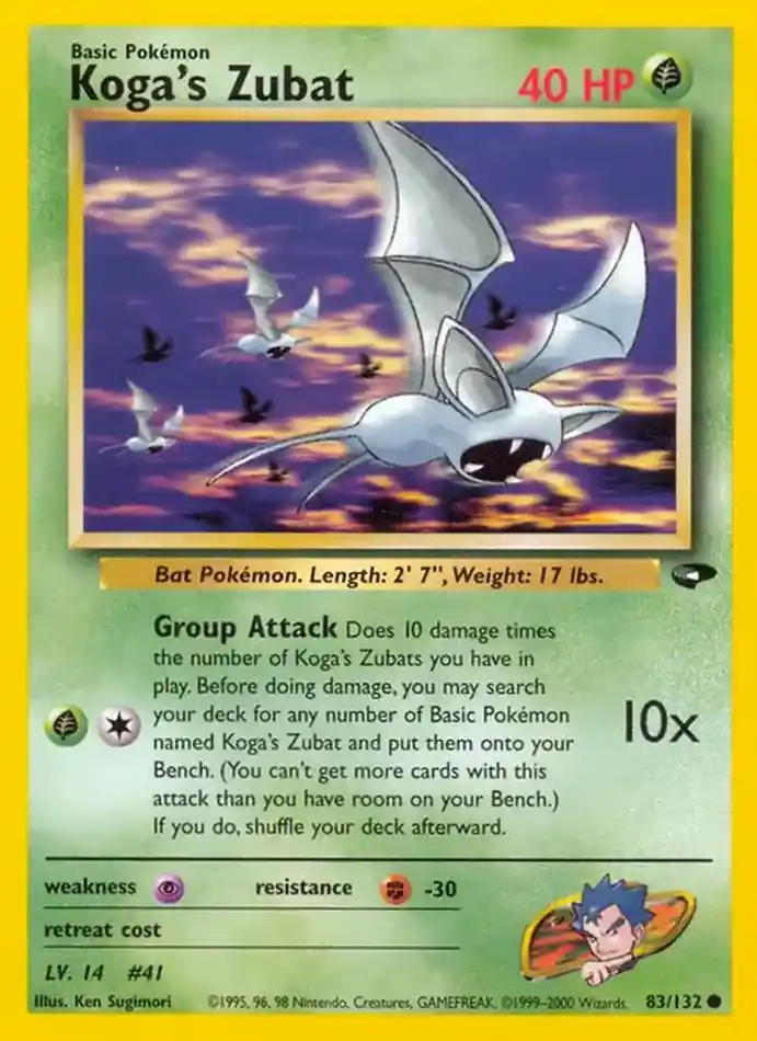 koga-s-zubat-common-gym-challenge-083-132-pokemon-karti.webp Koga's Zubat - Common - Gym Challenge - 083/132 - Pokemon Kartı - Görsel 1