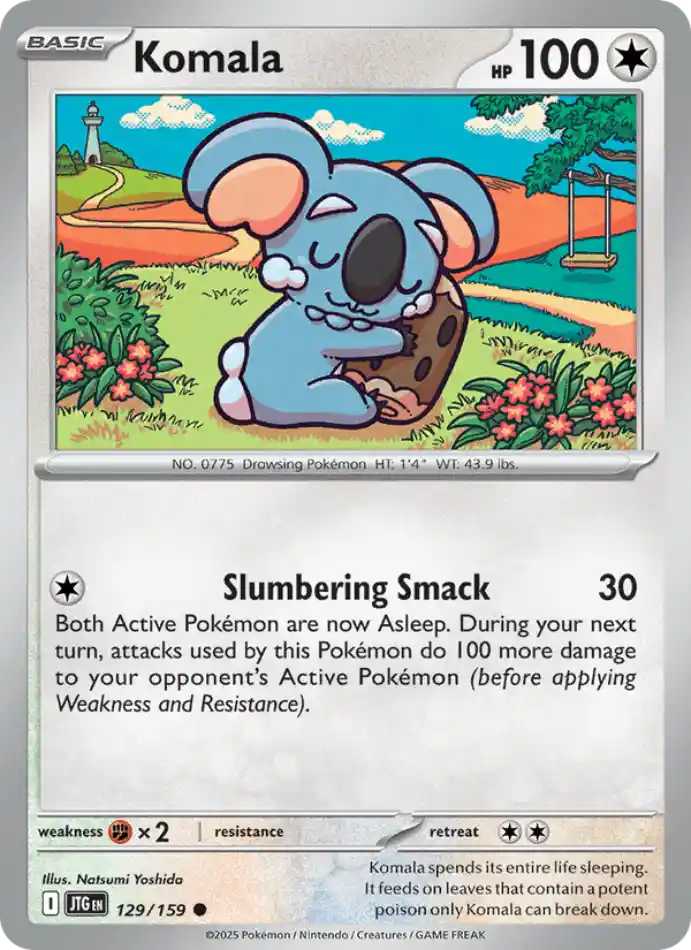 komala-common-journey-together-129-159-pokemon-karti.webp Komala - Reverse Holo Common - Journey Together - 129/159 - Pokemon Kartı - Görsel 1
