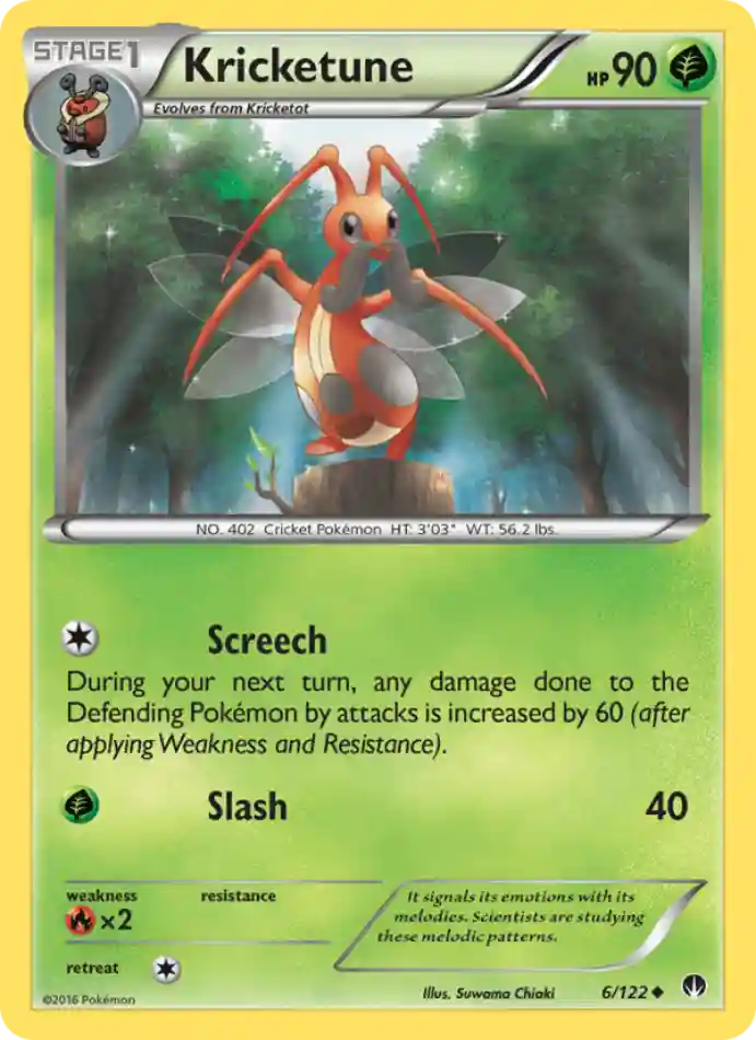 kricketune-uncommon-breakpoint-006-122-pokemon-karti.webp Kricketune - Reverse Holo Uncommon - BREAKpoint - 006/122 - Pokemon Kartı - Görsel 1