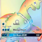 Lapras GX - Secret Rare - Sun & Moon - 151/149 - Pokemon Kartı