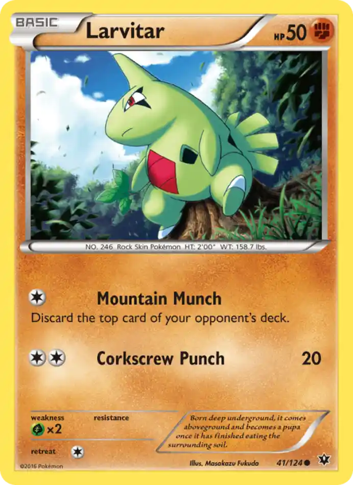 larvitar-common-fates-collide-041-124-pokemon-karti.webp Larvitar - Reverse Holo Common - Fates Collide - 041/124 - Pokemon Kartı - Görsel 1