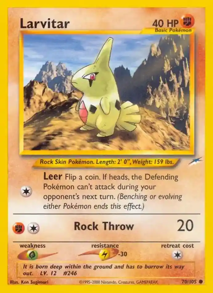 larvitar-common-neo-destiny-070-105-pokemon-karti.webp Larvitar - Common - Neo Destiny - 070/105 - Pokemon Kartı - Görsel 1