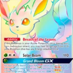 Leafeon GX - Secret Rare - Ultra Prism - 157/156 - Pokemon Kartı