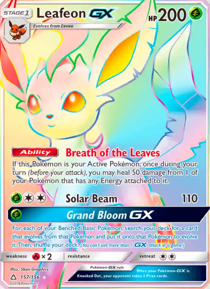 leafeon-gx-secret-rare-ultra-prism-157-156-pokemon-karti.webp Leafeon GX - Secret Rare - Ultra Prism - 157/156 - Pokemon Kartı - Görsel 1