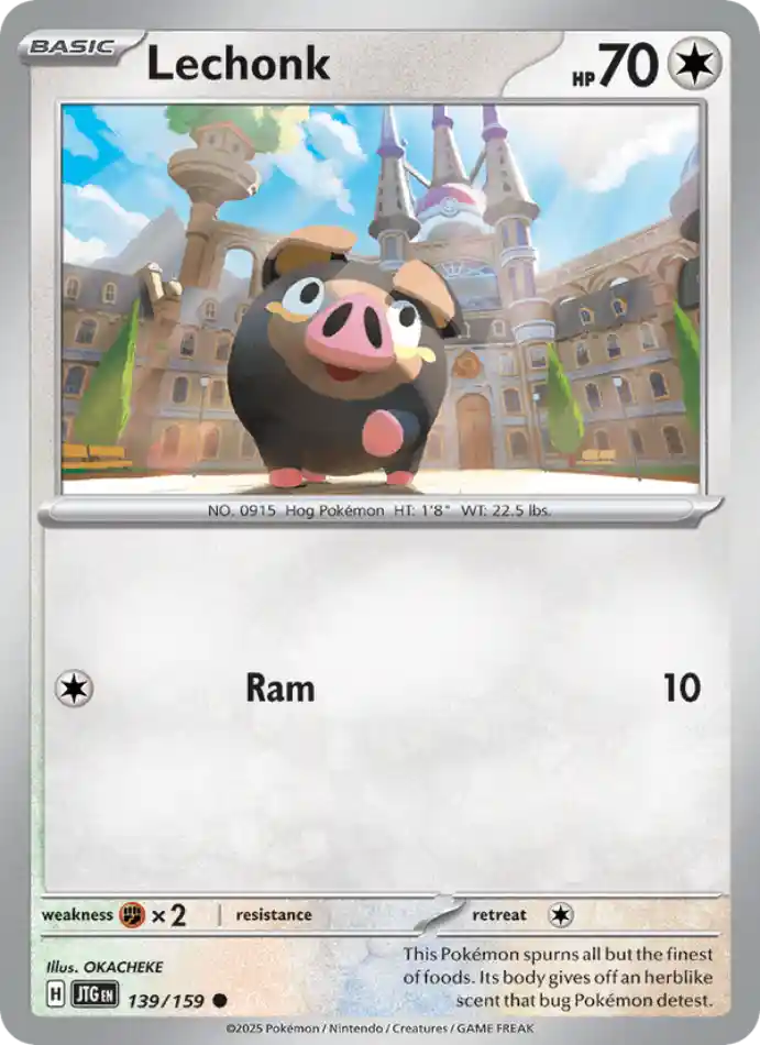lechonk-common-journey-together-139-159-pokemon-karti.webp Lechonk - Reverse Holo Common - Journey Together - 139/159 - Pokemon Kartı - Görsel 1