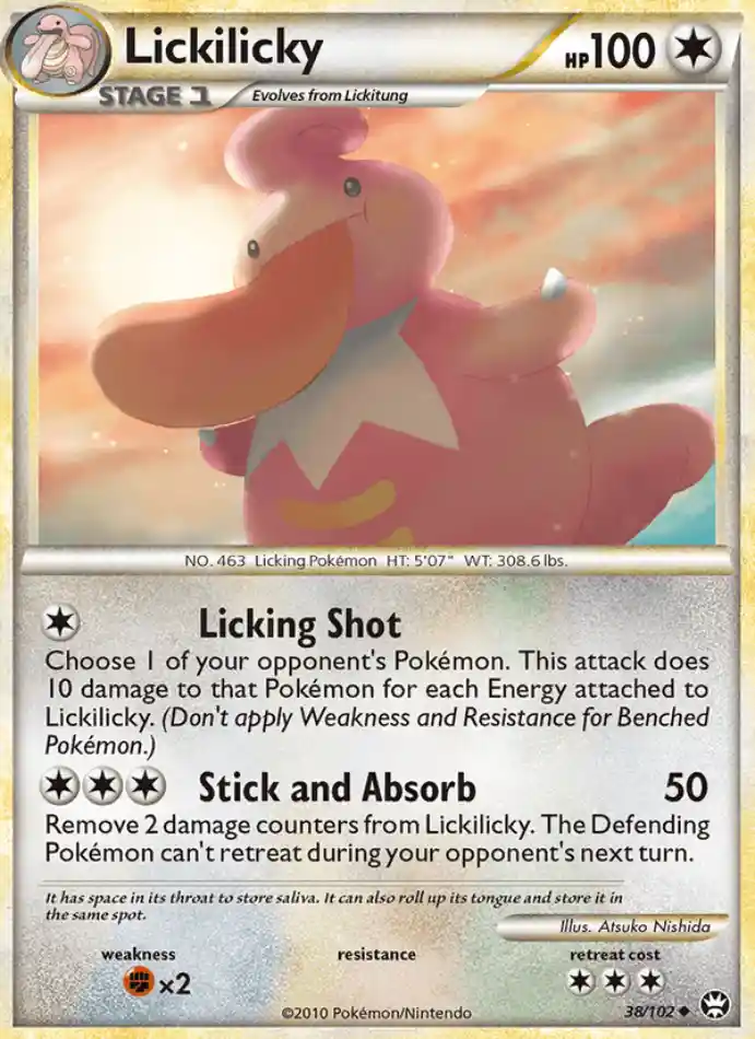 lickilicky-uncommon-triumphant-038-102-pokemon-karti.webp Lickilicky - Reverse Holo Uncommon - Triumphant - 038/102 - Pokemon Kartı - Görsel 1